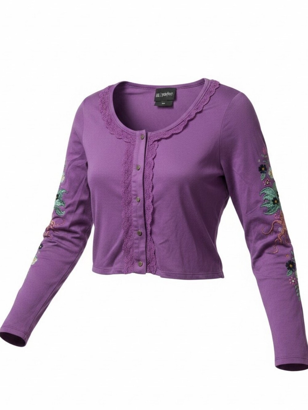 WIZARDING WORLD OF HARRY POTTER | Mandrake Embroidered Lace Crop Blouse Top | M